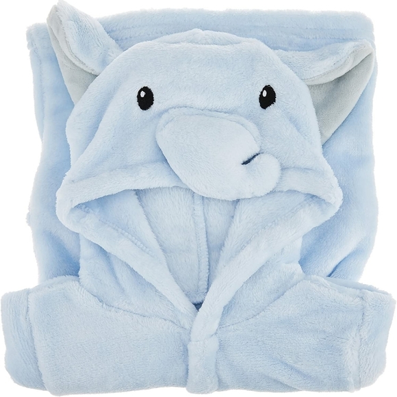 Hudson Baby Other - 💜3/$30 ⚘NWOT⚘2 PC Elephant and Giraffe Print Robe Set Bundle size 0-9M